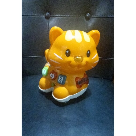 Vtech Catch Me Kitty Orange Cat Kitten Interactive Toddler Learning Toy - Picture 2 of 16